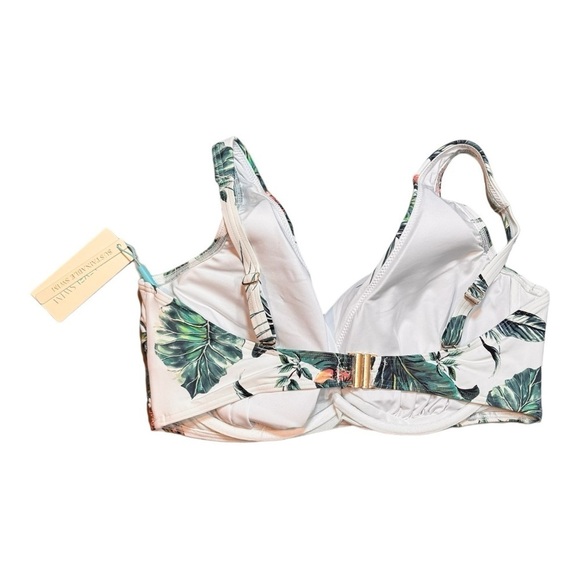 Sea Level Cross Front, Tango G Cup Cross Front Swim Bra White NWT - Picture 6 of 7